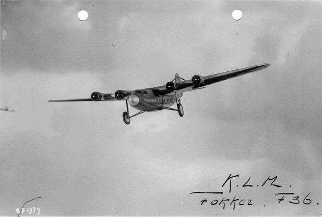 macrobertson race 1934 fokker f36 model klms original entry 0823-0011